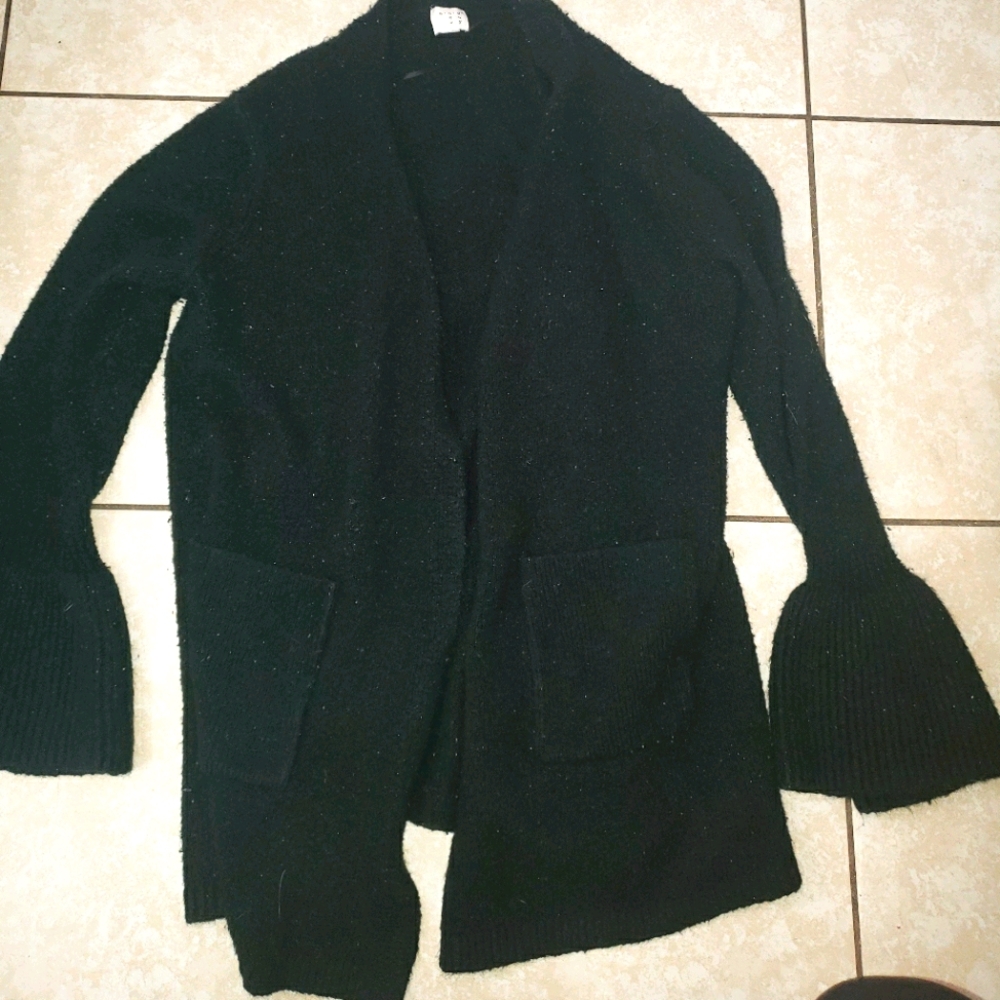 A new day Black Cardigan Womens Size Large